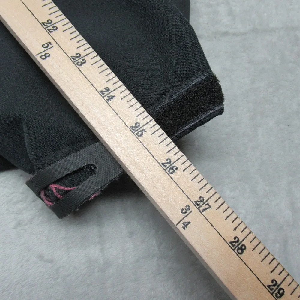 Cinch Jacket Mens Large Black Softshell Water Resistant Fleece‎ Lined Full Zip